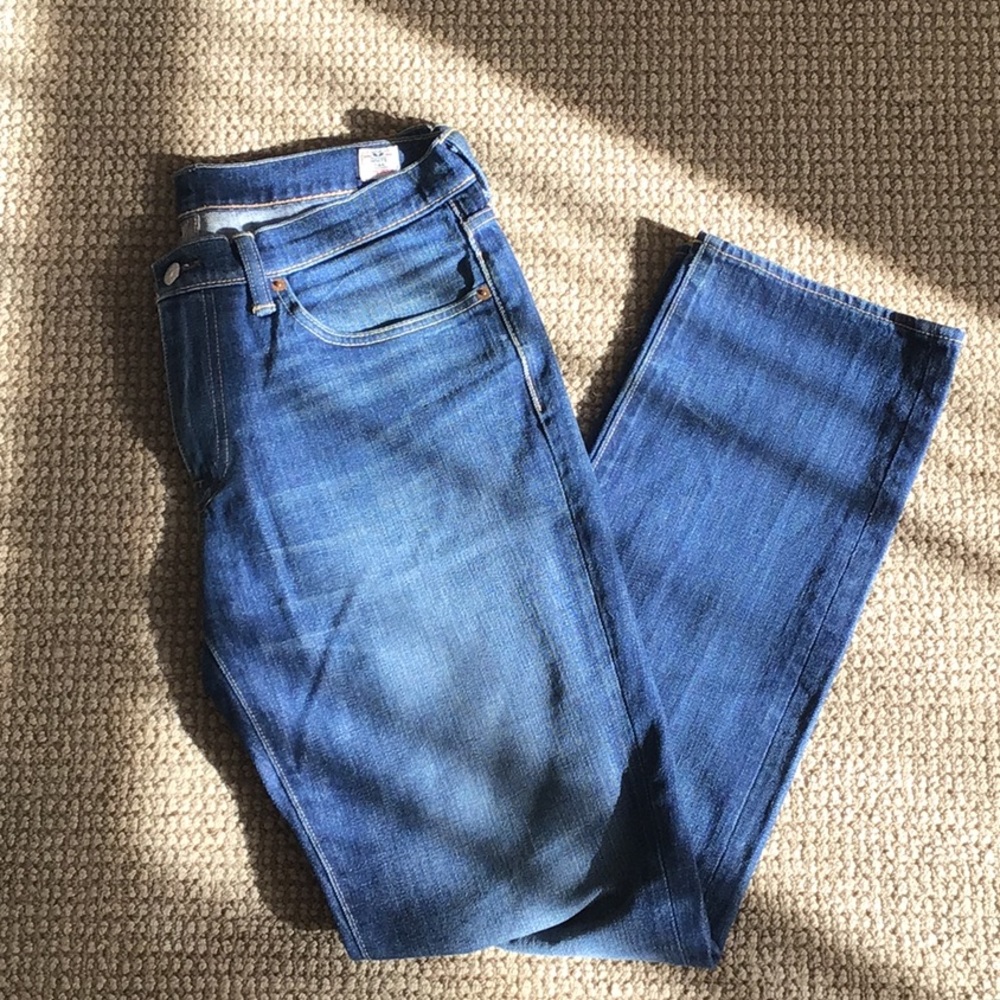 Worn once! Levi’s 541 White Oak Cone Denim Jeans